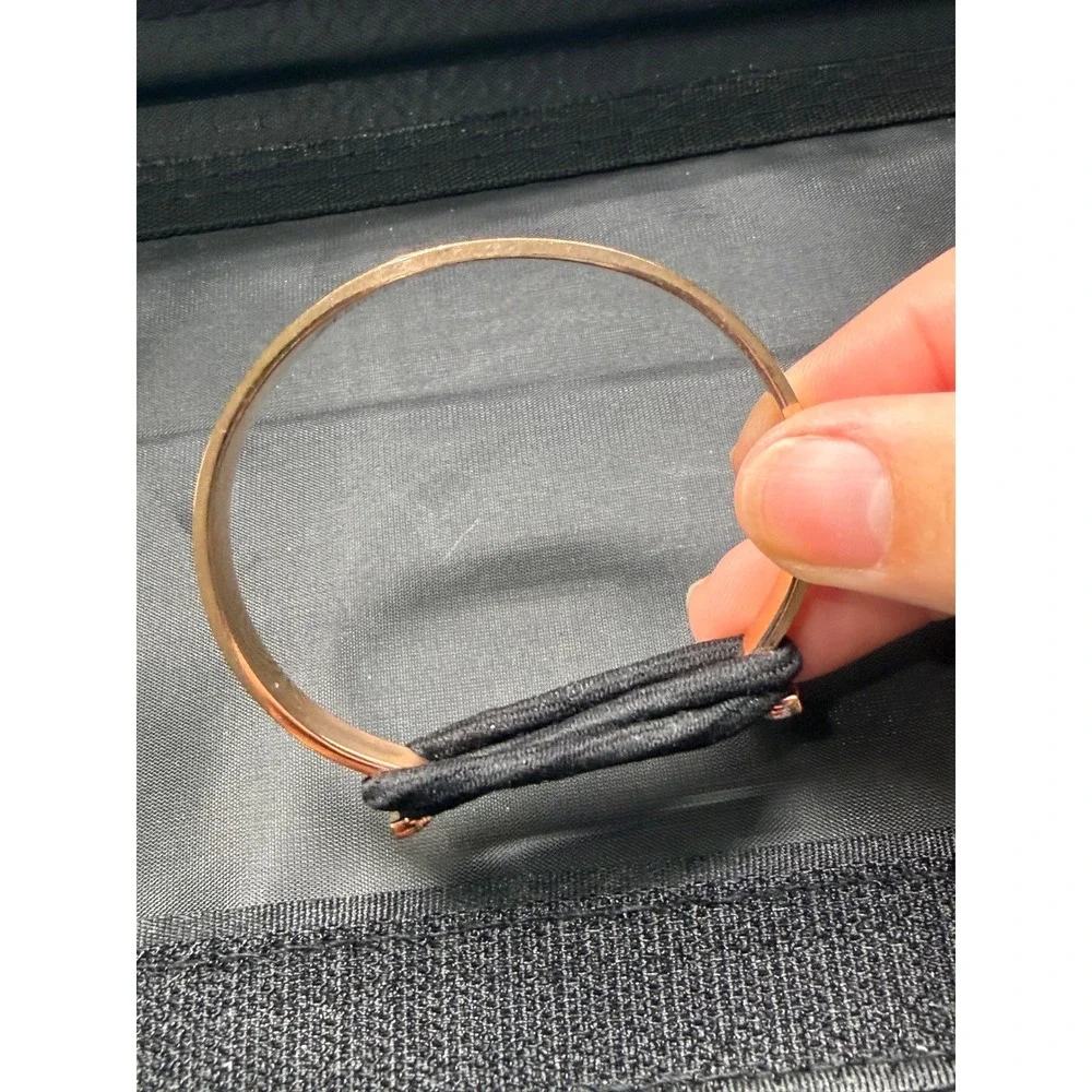 Ashley Bridget Rose Gold Daughter Hair Tie Bracelet Bangle Cuff Jewelry